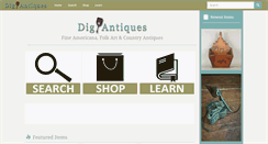Desktop Screenshot of digantiques.com